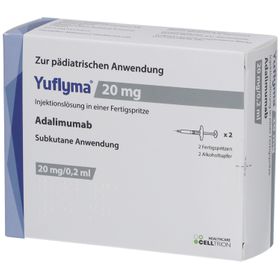 YUFLYMA 20 mg/0,2 ml Inj.-Lösung i.e.Fertigspritze