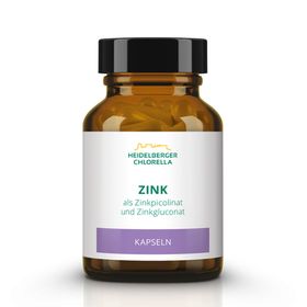 Heidelberger Chlorella Zink Kapseln mit Zinkpicolinat & Zinkgluconat