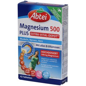 Abtei Magnesium 500 Plus Extra-Vital-Depot