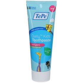 TePe® Daily Kids Zahnpasta für Kinder 3–6 Jahre mit 1000 ppm Fluorid