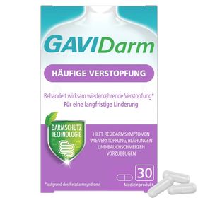 GAVIDarm Häufige Verstopfung Kapseln bei wiederkehrenden Darmbeschwerden