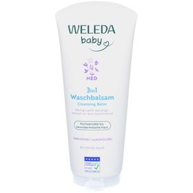 Weleda Baby Med 3in1 Waschbalsam Weiße Malve für empfindliche und sehr trockene Babyhaut