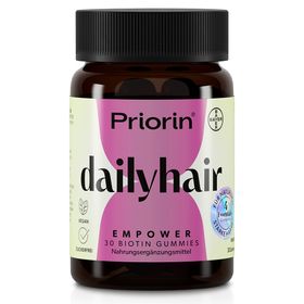 Priorin® dailyhair EMPOWER – Biotin-Gummies für natürlich starke Haare - Jetzt 10% mit dem Code priorin10 sparen*