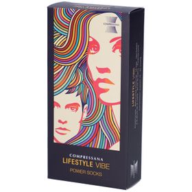 COMPRESSANA Lifestyle Vibe Kniestrümpfe AD 2 schwarz