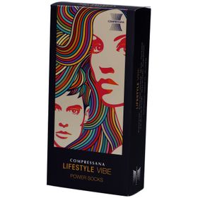 COMPRESSANA Lifestyle Vibe Kniestrümpfe AD 5 schwarz