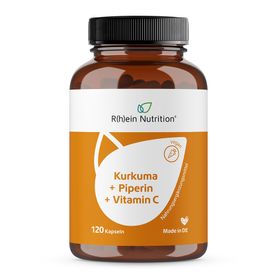Kurkuma 95% Curcumin + Piperin + Vitamin C vegan R(h)ein Nutrition