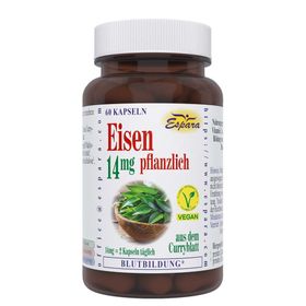 Espara Eisen 14 mg pflanzlich Kapseln aus Curryblatt