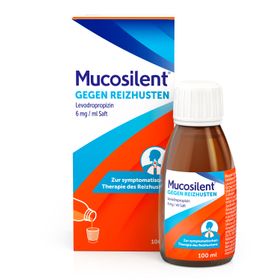 Mucosilent® gegen Reizhusten - Hustenstiller  - 100 ml - lindert Hustenreiz effektiv & langanhaltend - ab 2 Jahren