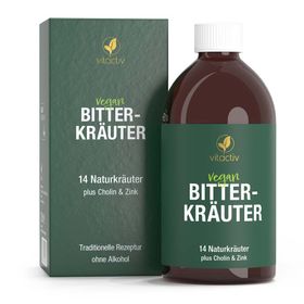 VitactivBITTERKRÄUTER – ohne Alkohol, vegan