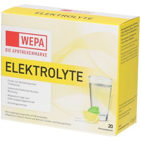 WEPA Elektrolyte Pulver Zitrone in Beuteln