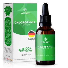 Vitabay Chlorophyll Tropfen- aus Alfalfa und Chlorella