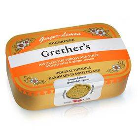 Grether´s Pastilles Ginger Lemon, zuckerfrei