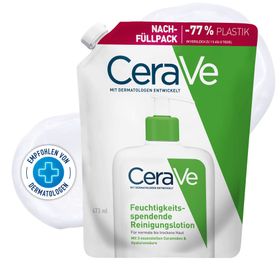 CeraVe® Feuchtigkeitsspendende Reinigungslotion Nachfüllpack - Jetzt 20% mit dem Code "green20" sparen*