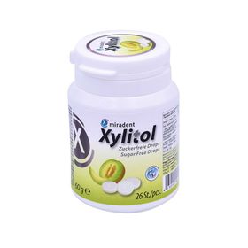 miradent Xylitol Drops Melone – Zuckerfreie Pastillen