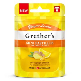 Grether’s Ginger Lemon Pastillen Zuckerfrei