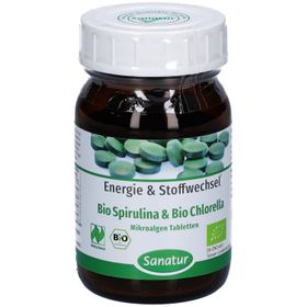 Bio Spirulina & Bio Chlorella Mikroalgen Tabletten
