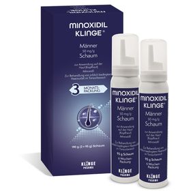 Minoxidil Klinge® Männer 50 mg/g Schaum - Zur Behandlung von erblich bedingtem Haarausfall bei Männern