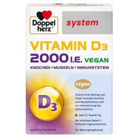 Doppelherz system VITAMIN D3 2000 I.E VEGAN