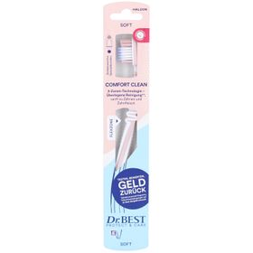 Dr.BEST® Comfort Clean Zahnbürste Soft mit 3-Zonen-Technologie