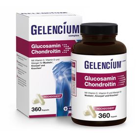 GELENCIUM® Glucosamin Chondroitin hochdosiert mit Vitamin C