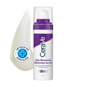 CeraVe Skin Renewing Glättendes Serum Glättendes Anti-Aging-Serum für eine geglättete Haut