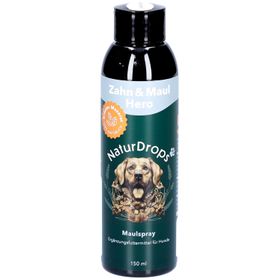 NaturDrops Zahn & Maul Hero Spray – Natürliche Zahnpflege für Hunde