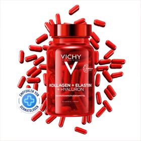 Vichy Kollagen Nahrungsergänzungsmittel + Vichy Liftactiv Collagen Specialist 16 Nachtcreme 15ml GRATIS