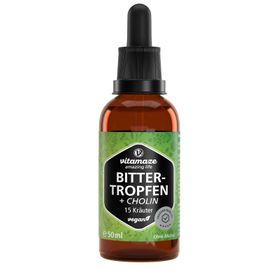 Vitamaze Bitter Tropfen + Cholin, vegan