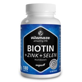 Vitamaze BIOTIN 10 mg hochdosiert + Zink + Selen