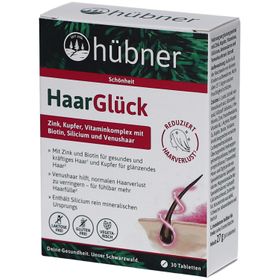 hübner HaarGlück – Zink, Kupfer, Biotin, Silicium & Venushaar