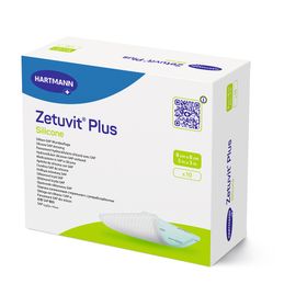 Zetuvit® Plus Silicone steril 8 x 8 cm