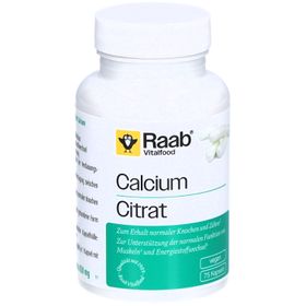 Raab Vitalfood Calciumcitrat Kapseln