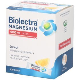 Biolectra® Magnesium ultra Direct 400 mg Zitrone