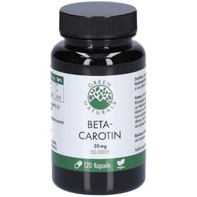 GREEN NATURALS Beta-Carotin 30 mg, 50.000 IE