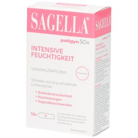SAGELLA® poligyn 50+ Intensive Feuchtigkeit Vaginalzäpfchen