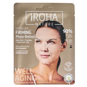 IROHA NATURE Straffende und Anti-Aging Blattmaske mit Bakuchiol