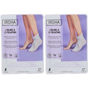 IROHA NATURE Glykolsäure-Peeling- und Peeling-Socken