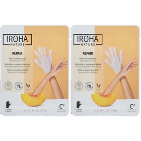 IROHA NATURE Reparierende Maskenhandschuhe Peach