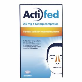 Actifed  2,5 mg + 60 mg Compresse