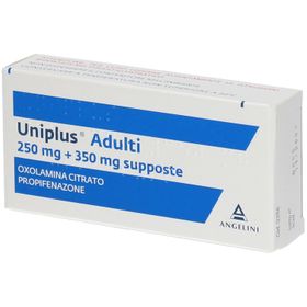 Uniplus® Adulti 250 mg + 350 mg Supposte