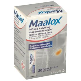 Maalox® 460 mg + 400 mg Sospensione Orale Limone Lime