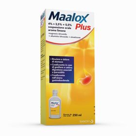 Maalox® Plus 3,65% + 3,25% + 0,5% Sospensione Orale