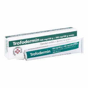Trofodermin 500 mg/100 g + 500 mg/100 g Crema