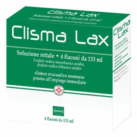 Clisma Lax Soluzione Rettale 4 flaconi da 133 ml