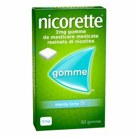 Nicorette® Menta Forte Gomme da masticare 30 pz 2 mg