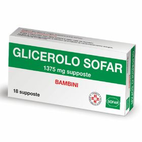 Glicerolo SOFAR 1375 mg Supposte Bambini