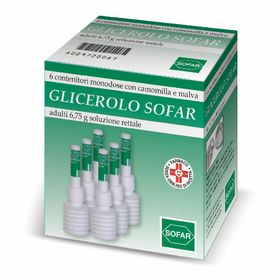 SOFAR Glicerolo Adulti 6,75 g Soluzione Rettale