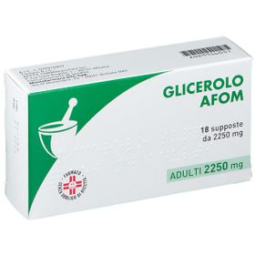 Glicerolo AFOM 2250 mg Supposte