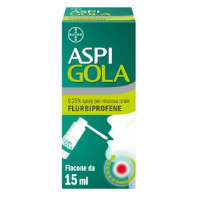 Aspi Gola 0,25% Flurbiprofene Mal di Gola e Faringite Spray