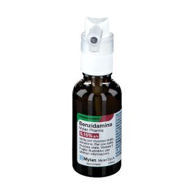 Benzidamina Mylan Pharma 0,15% Spray per Mucosa Orale Soluzione